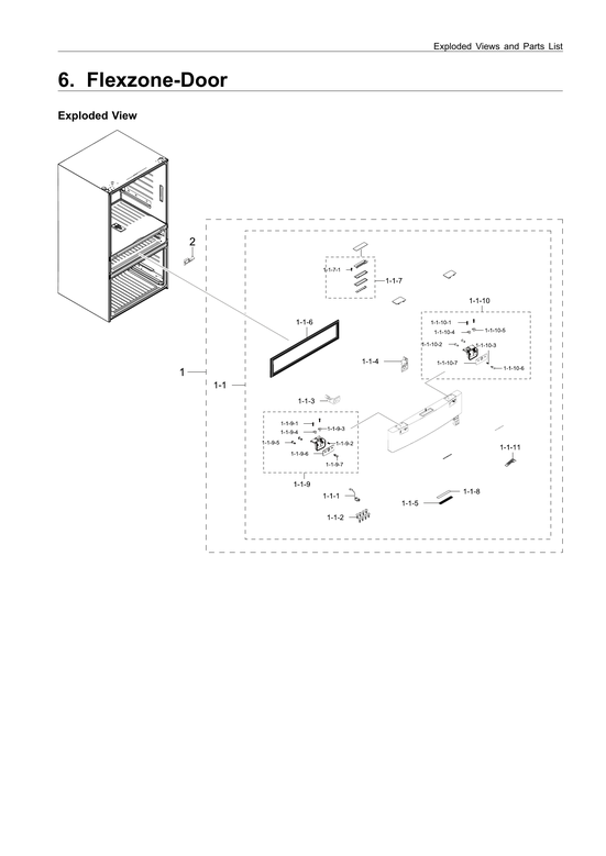 Flexzone door parts