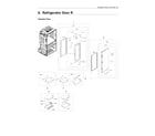 Samsung RF28JBEDBSR/AA-13 right refrigerator door parts diagram
