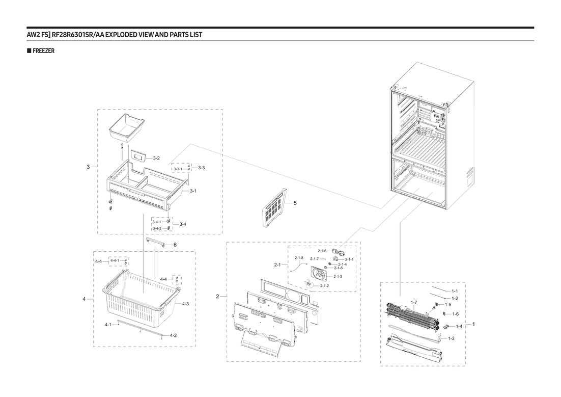 Freezer parts