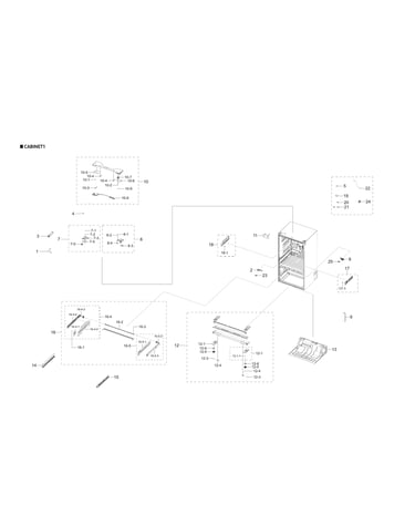 Cabinet 1 parts