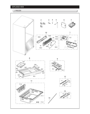 Freezer parts