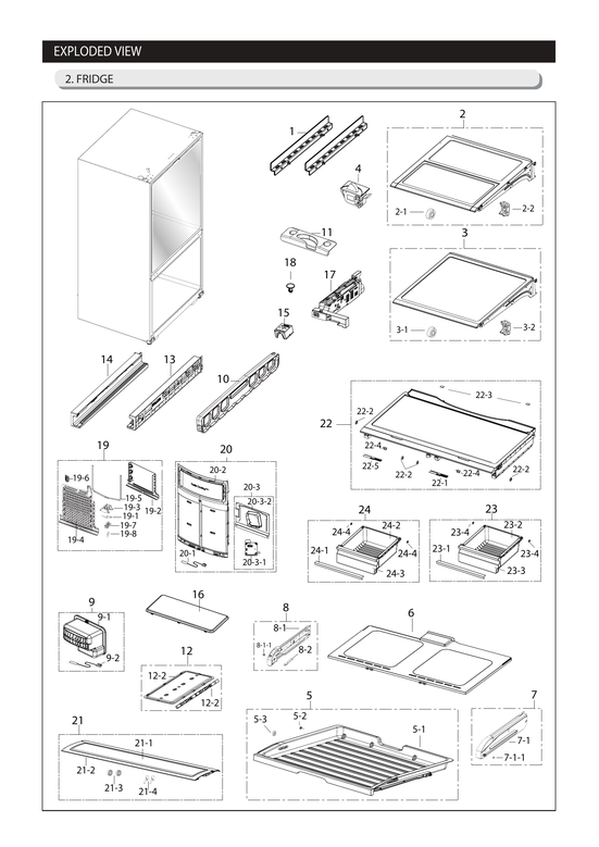 Fridge parts