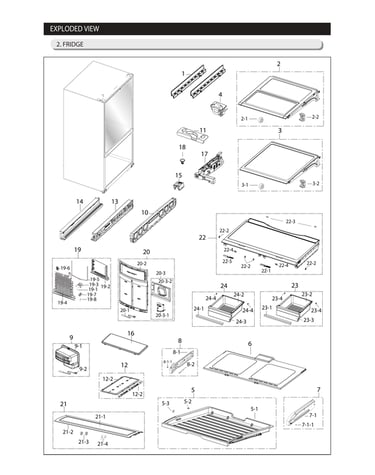 Fridge parts