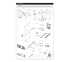 Samsung RF260BEAESR/AA-05 cabinet parts diagram