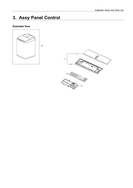 CONTROL PANEL ASSY