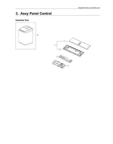 Control panel assy