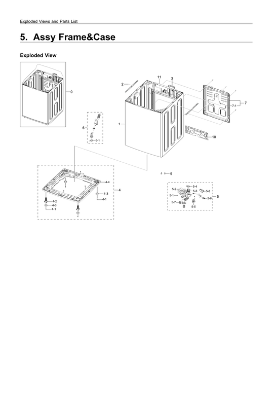 FRAME & CASE ASSY