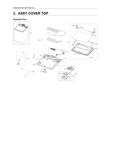 Top cover assy
