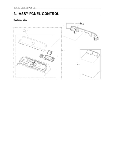 Control panel assy