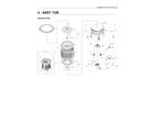 Samsung WA50R5400AW/US-02 tub assy diagram