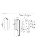 Refrigerator door