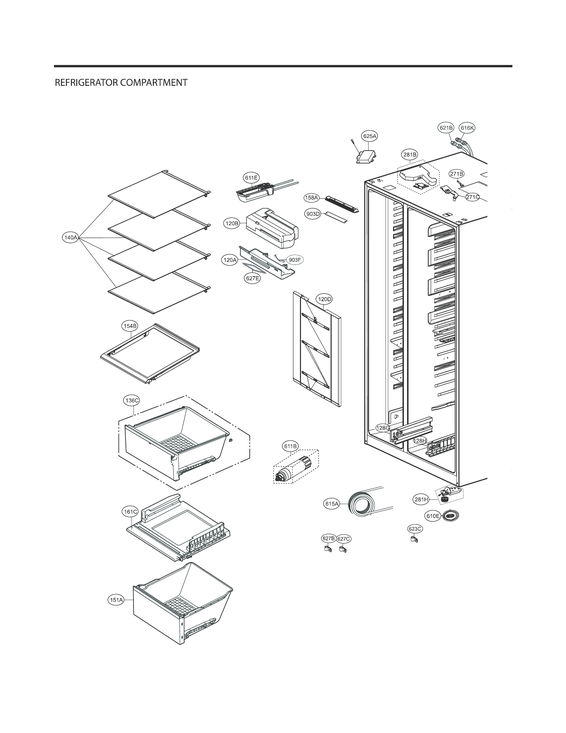 Refrigerator compartment