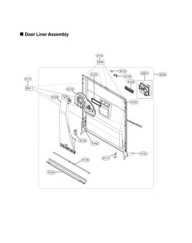 Door liner assy