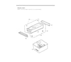 LG LFX25973D/01 freezer parts diagram