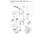 LG LFXC22596S/00 case parts diagram