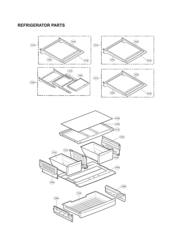 Refrigerator parts