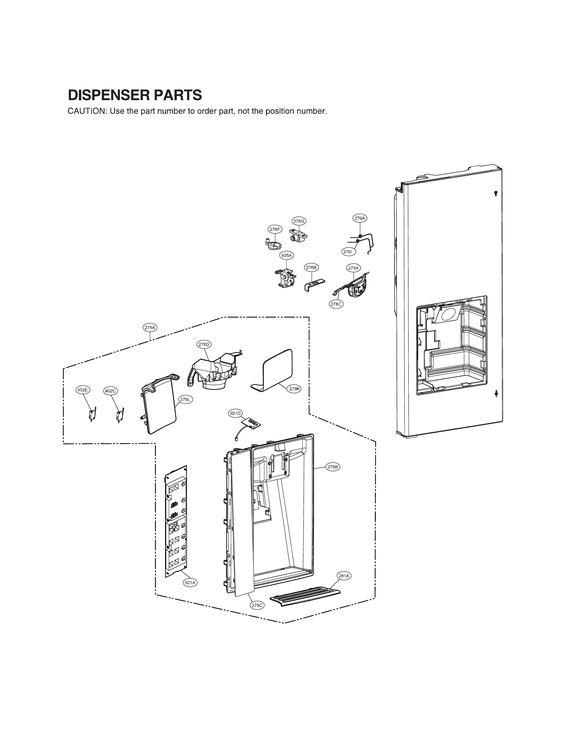 DISPENSER PARTS