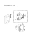 Ice maker & ice bin parts