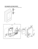 Ice maker & ice bin parts
