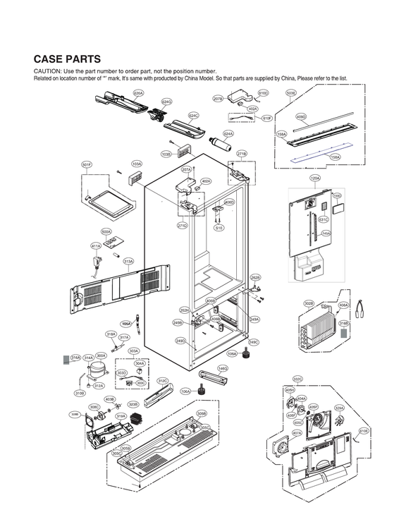 Case parts