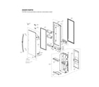 LG LRFDS3016S/00 refrigerator door parts diagram