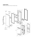 Refrigerator door parts