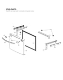 Freezer door parts