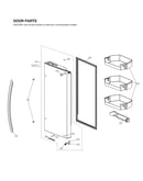 Refrigerator door parts