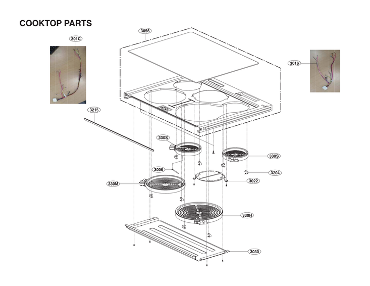 Cooktop parts