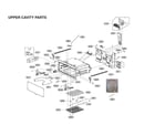 LG LTE4815ST/00 upper cavity parts diagram