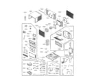 LG LW1019IVSM/00 room air conditioner diagram