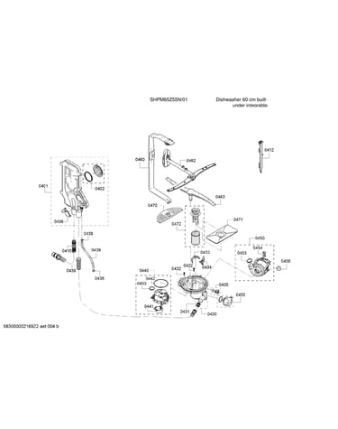 Water inlet/heat pump/water switch