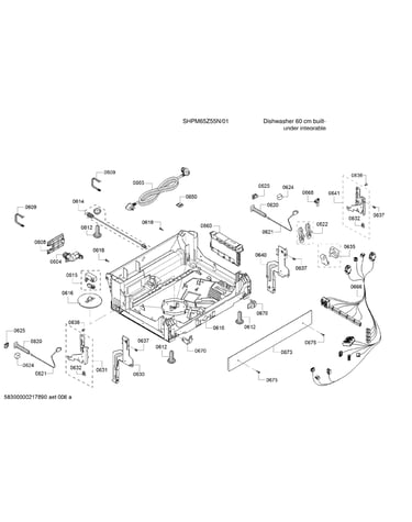 Base assy/main harness