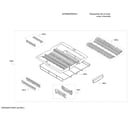 Bosch SHPM65Z55N/01 cutlery drawer/flip trays diagram