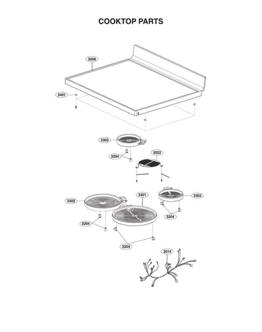 Cooktop parts