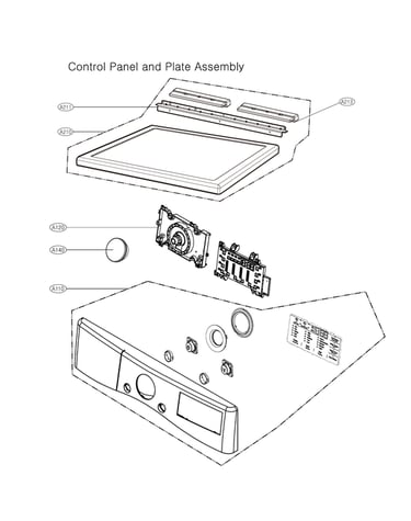 Control panel & plate assy