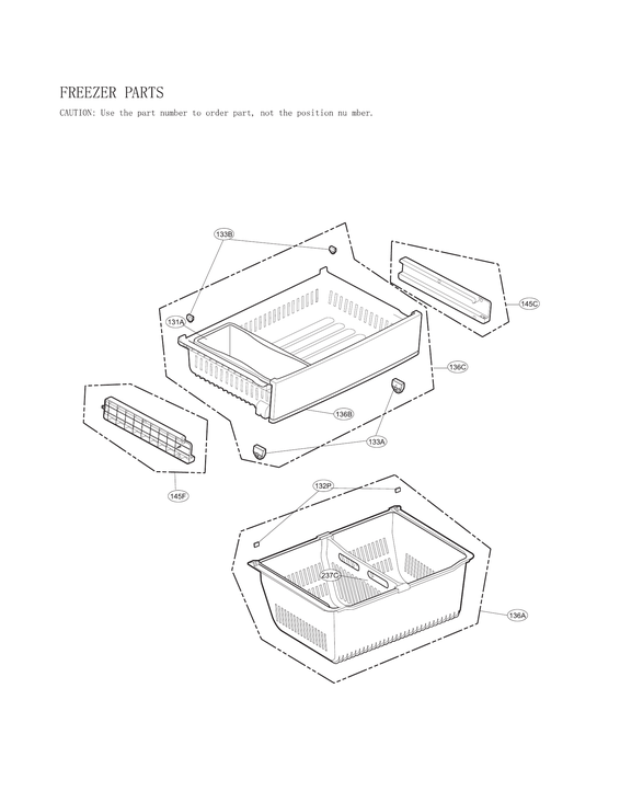 Freezer parts