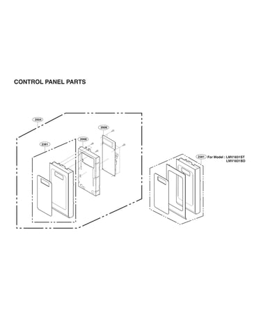 Control panel parts
