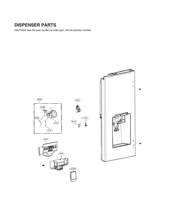 DISPENSER PARTS