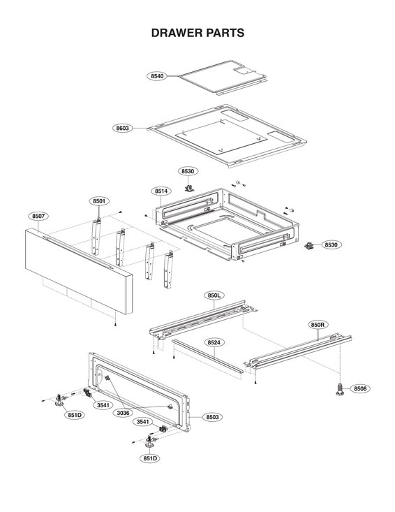 DRAWER PARTS