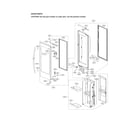 LG SRFVC2406S/00 refrigerator door parts diagram