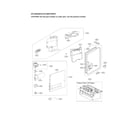 LG SRFVC2406S/00 ice maker & ice bin parts diagram