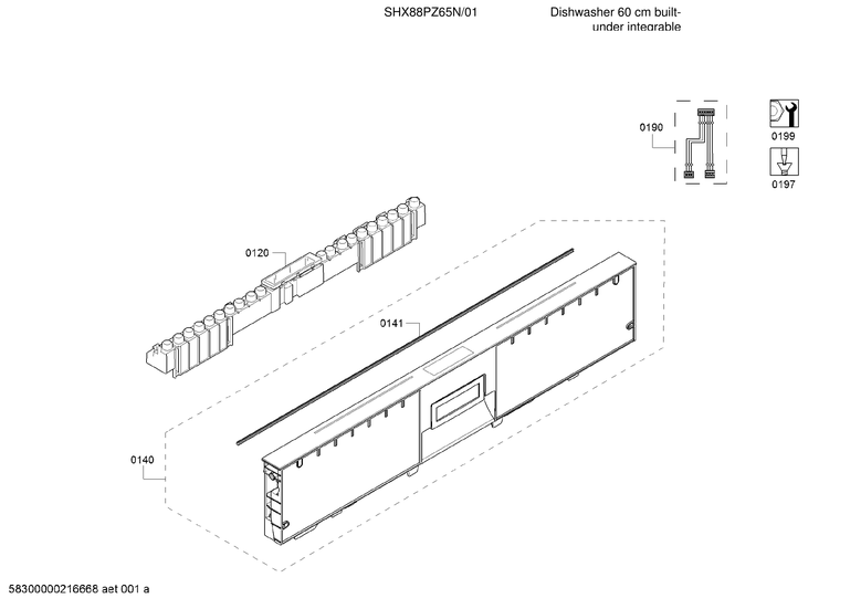 FACIA PANEL/OPERATING MODULE