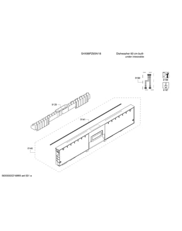 Fascia panel/operating module