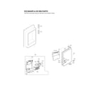 LG LFXS32766S/01 ice maker & ice bin parts diagram