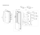 LG LSXS26366S/08 refrigerator door diagram