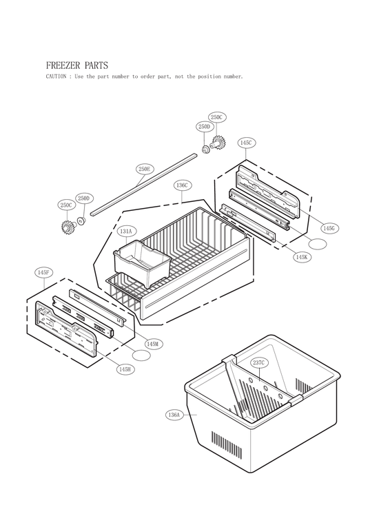 Freezer parts
