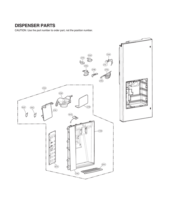 DISPENSER PARTS