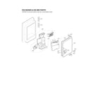 LG LFXC24726D/02 ice maker & ice bin parts diagram