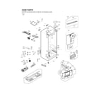 LG LFXS28596S/01 case parts diagram